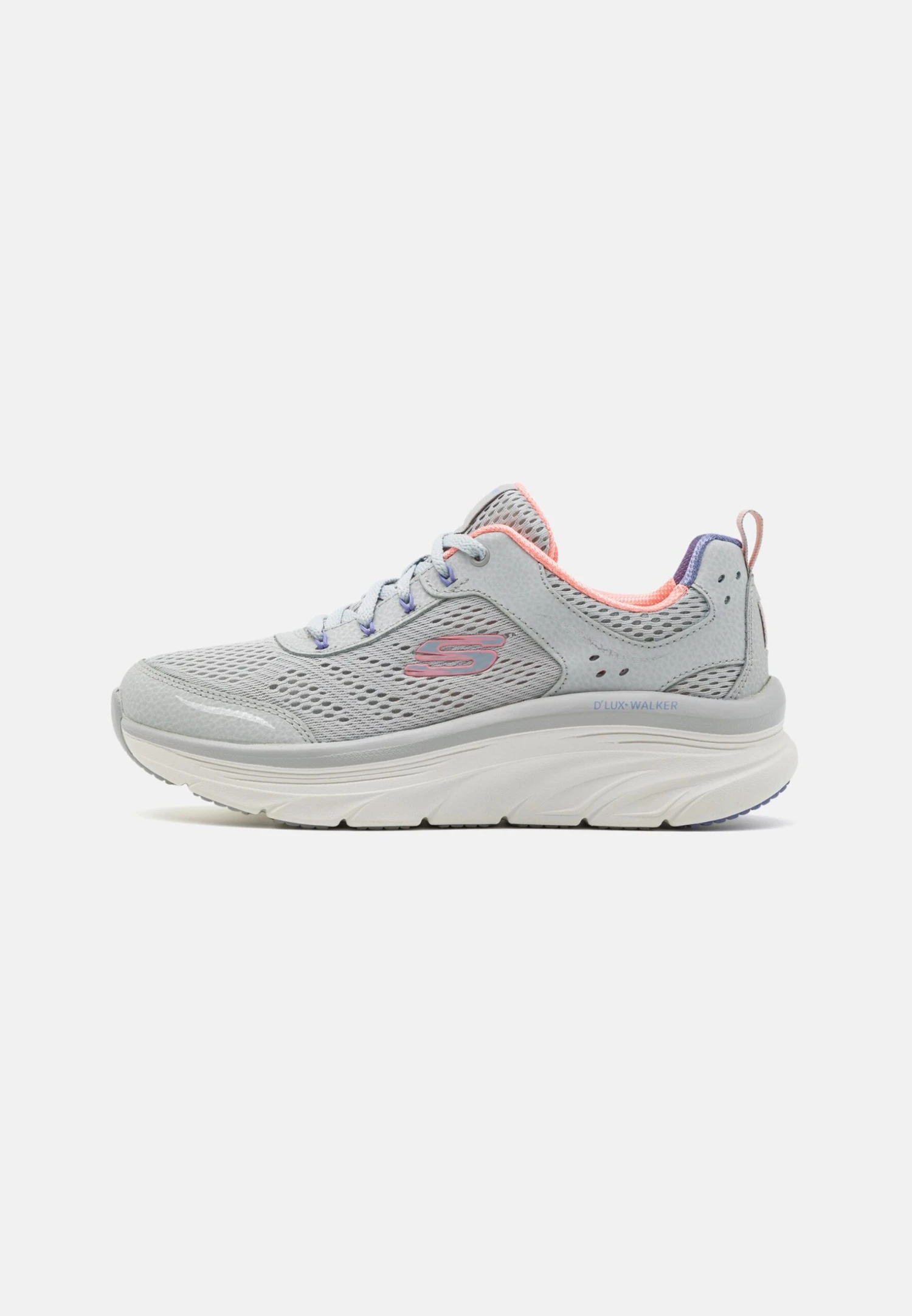 D'Lux Walker - Sneakers Laag - Light Gray/Coral/Lavender 2 D'Lux Walker - Sneakers Laag - Light Gray/Coral/Lavender - Afbeelding 2