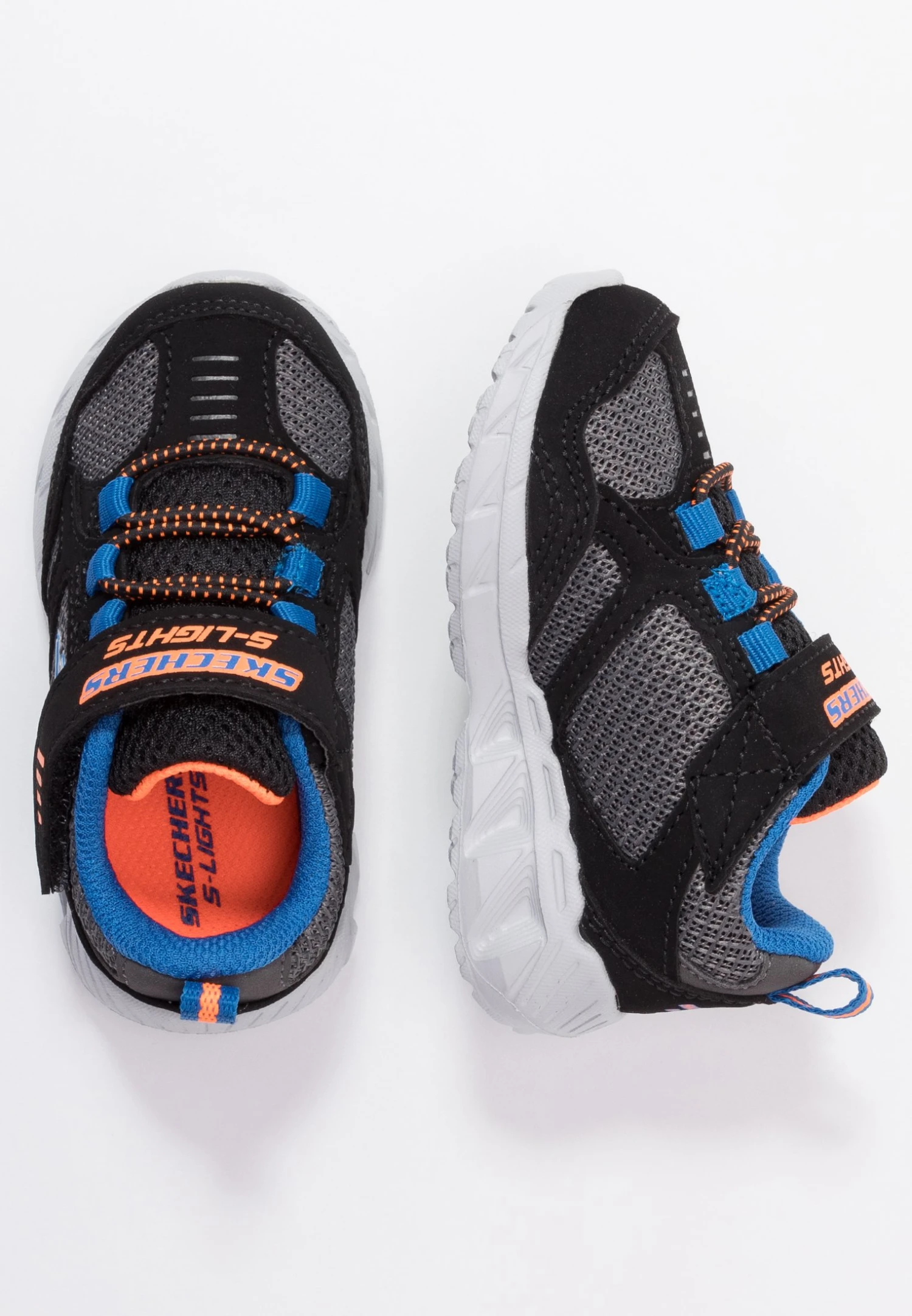 Skechers Magna Lights - Sneakers Laag - Black/Gray/Orange/Blue 1 Skechers Magna Lights - Sneakers Laag - Black/Gray/Orange/Blue