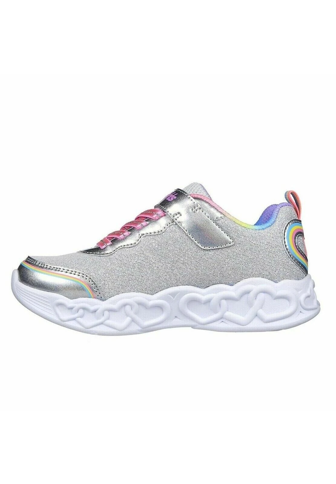 Skechers Infinite Heart Lights - Sneakers Laag - Silver Coloured Multi Coloured 1 Skechers Infinite Heart Lights - Sneakers Laag - Silver Coloured Multi Coloured