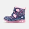 Skechers Illumi Brights - Korte Laarzen - Navy/Pink