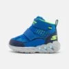 Skechers Exposed Sidewall Lights - Sneakers Hoog - Blue/Navy/Lime