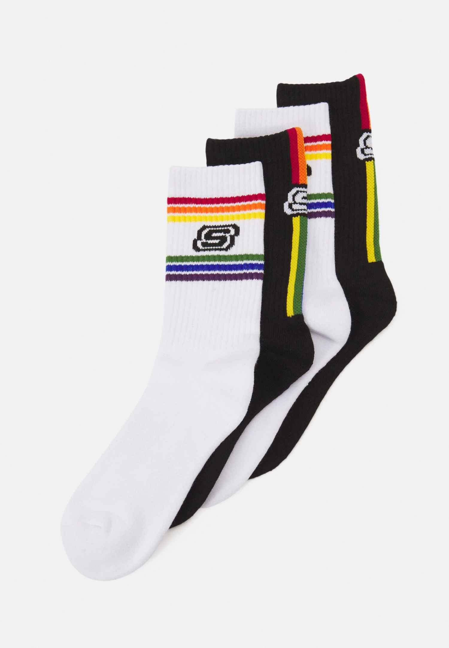 Skechers Tennis Cushioned 4 Pack - Sokken - Rainbow 1 Skechers Tennis Cushioned 4 Pack - Sokken - Rainbow