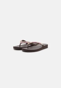Skechers Meditation - Teensandalen - Chocolate/Multi-Coloured -Aanbiedingen Skechers Winkel edea2b504c374930a31fdf71a584d6ce