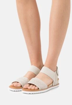 Skechers Desert Kiss - Sandalen Met Sleehak - Offwhite