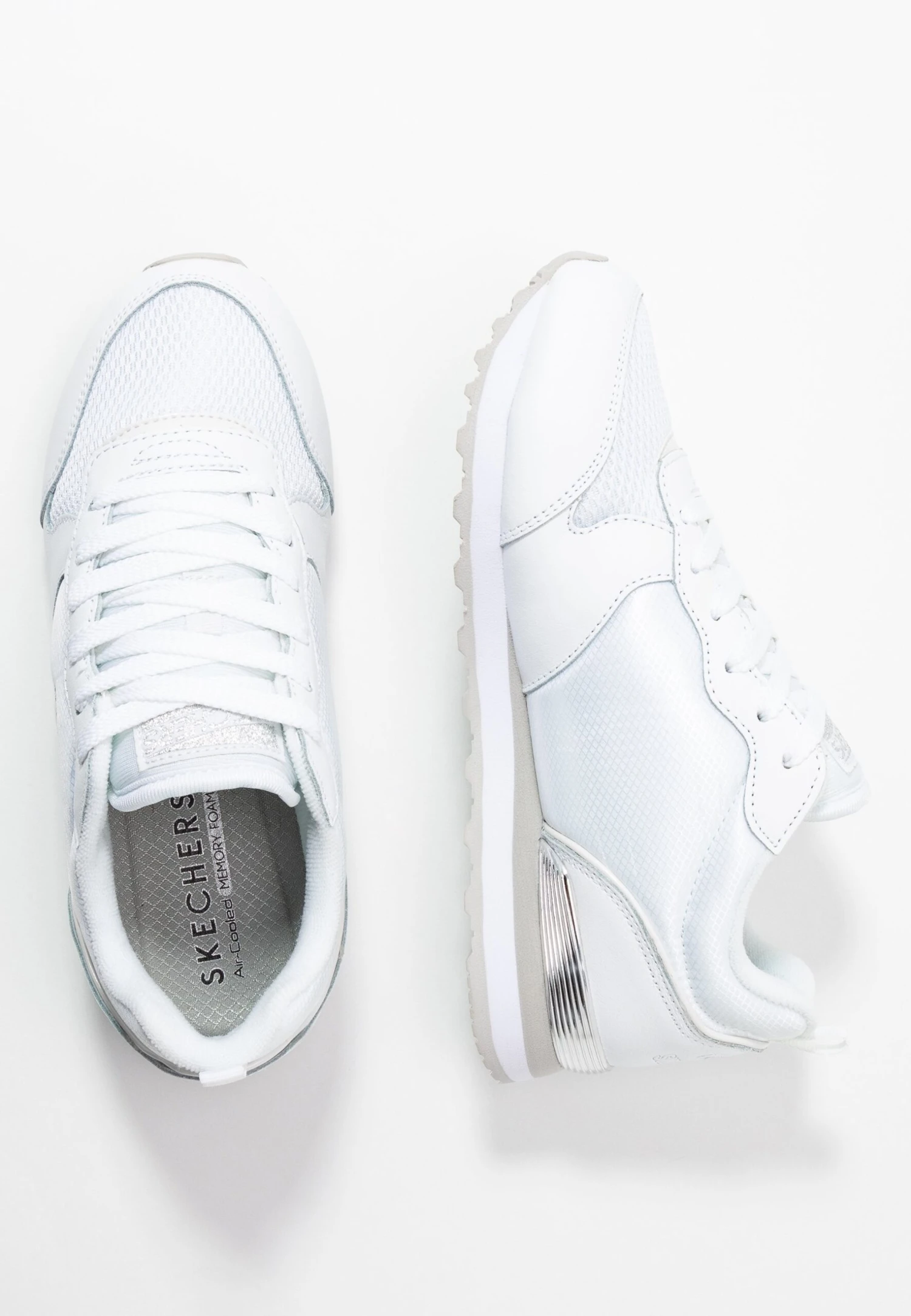 Skechers Sneakers Laag - White/Silver 4 Skechers Sneakers Laag - White/Silver - Afbeelding 4