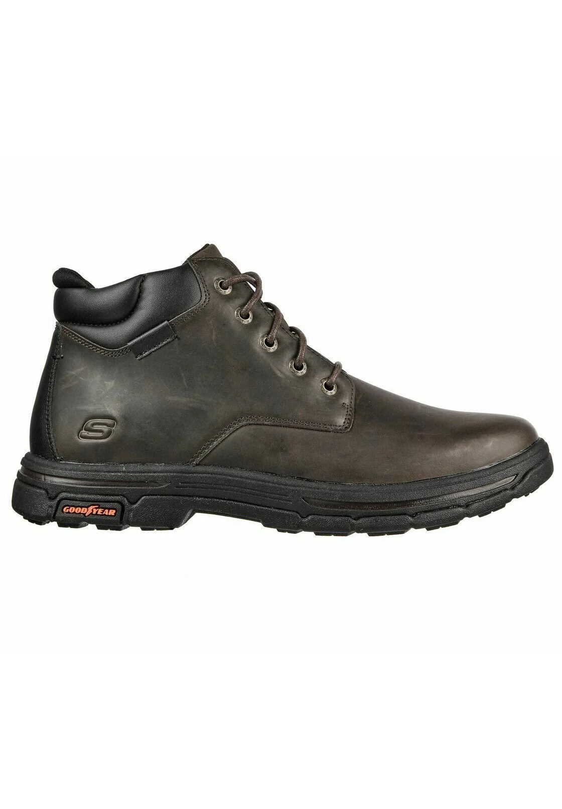Skechers Brogden - Sportieve Veterschoenen - Dark Brown 3 Skechers Brogden - Sportieve Veterschoenen - Dark Brown - Afbeelding 3