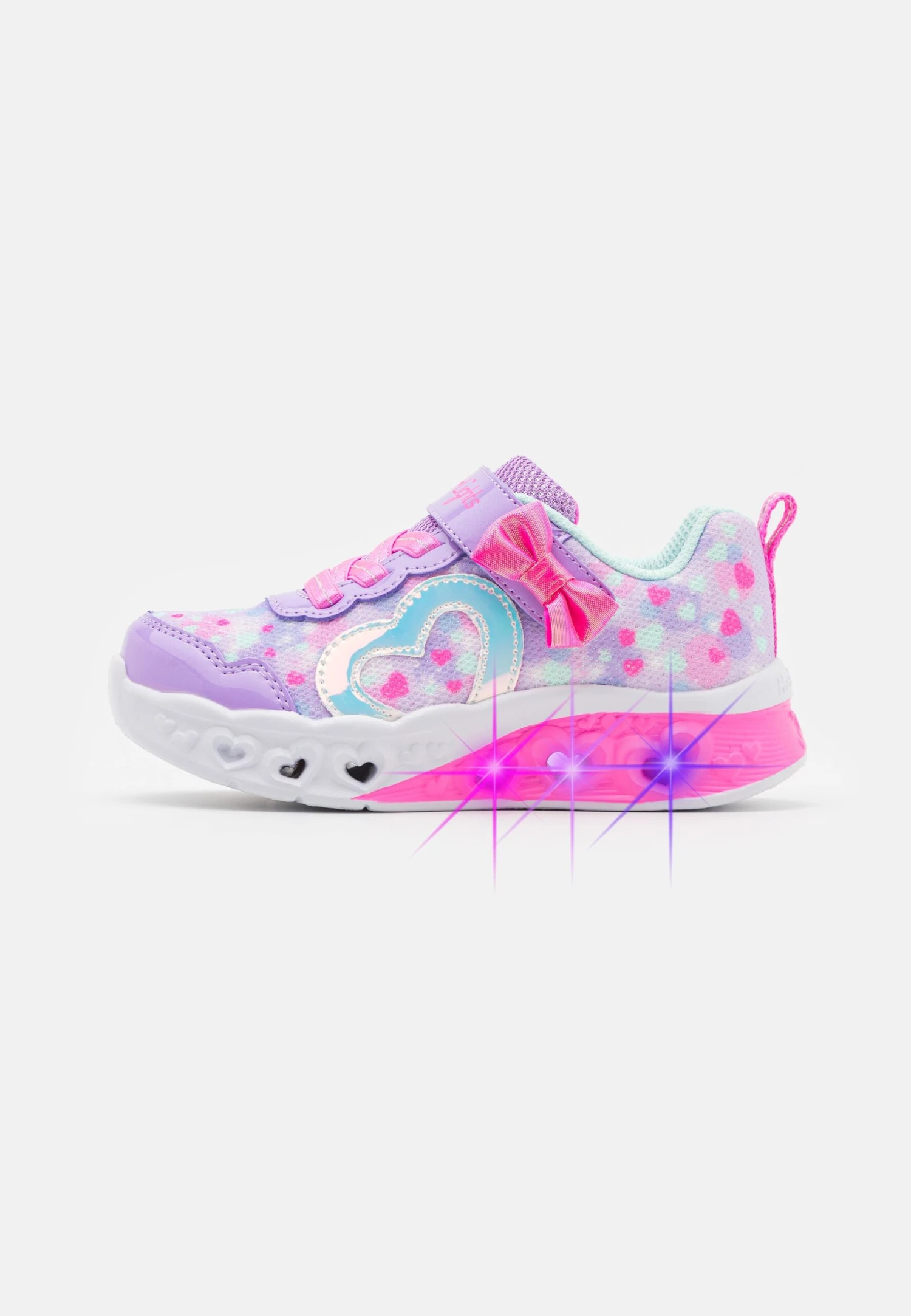 Skechers Flutter Heart Lights - Sneakers Laag - Lavender/Hot Pink 1 Skechers Flutter Heart Lights - Sneakers Laag - Lavender/Hot Pink